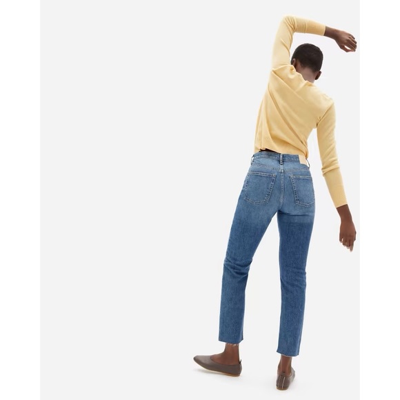 Everlane The Cheeky Jean Crop Medium Wash Women’s 23 Crop - Picture 2 of 11